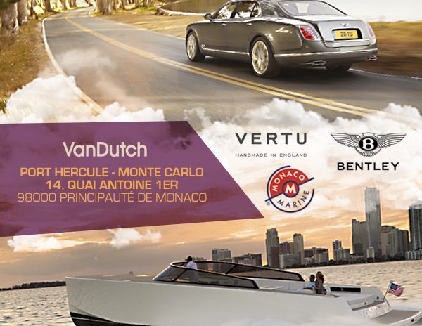 yacht vandutch bentley monaco